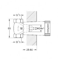 GROHE EMPOTRABLE LLAVE DE PASO